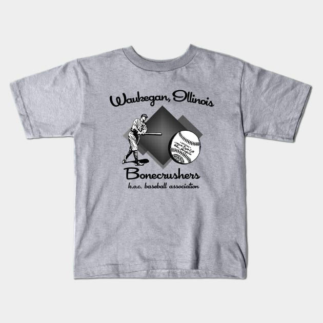 Waukegan Bonecrushers Kids T-Shirt by Vandalay Industries
